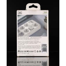 СЗУ-адаптер DC CA-F06 GaN 30W (1Type-C) + кабель Type-C - Lightning (Белый) D